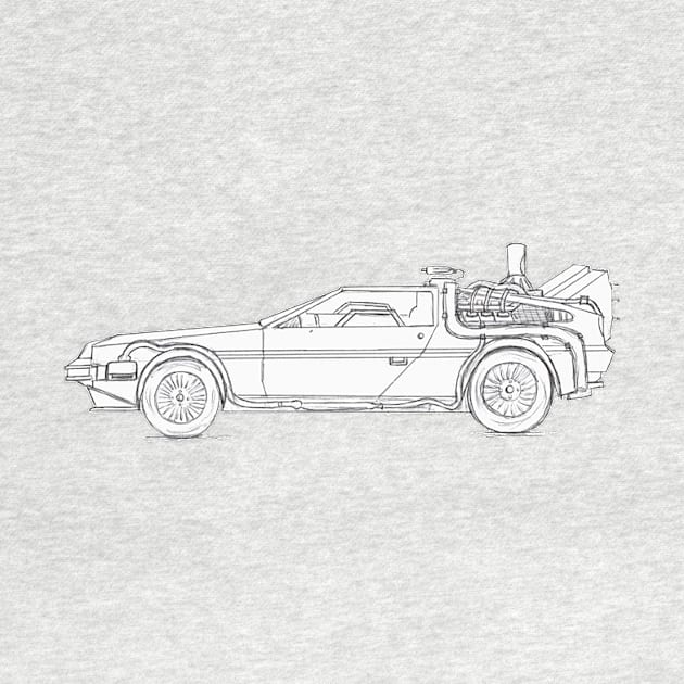 Great Scott! It's a DeLorean! by Asgardarts